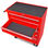 Carinho de ferramentas com 5 gavetas para oficina, vermelho - Foto 3
