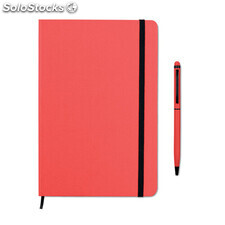 Carnet A5 et stylo assorti rouge MIMO9348-05