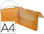 Carpeta beautone portadocumentos broche polipropileno din a4 naranja - 1