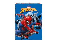 Carpeta carton folio gomas solapas 260X25X335 mm spider-man great power
