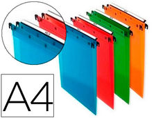 Carpeta colgante elba din A4 polipropileno pack de 10 unidades colores surtidos