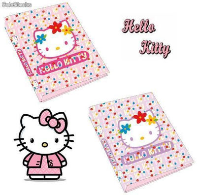 Carpeta con anillas Hello Kitty