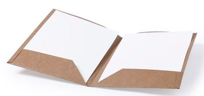 Carpeta con bolsillos de solapa en cartón reciclado - Foto 3