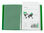 Carpeta liderpapel 10 fundas canguro pp din a4 verde translucido portada y lomo - Foto 4