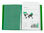 Carpeta liderpapel 80 fundas canguro pp din a4 verde translucido portada y lomo - Foto 4