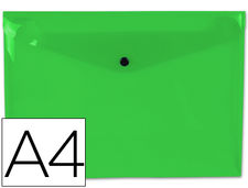 Carpeta liderpapel dossier broche 44053 polipropileno din A4 verde claro