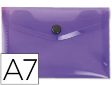 Carpeta liderpapel dossier broche 44226 polipropileno din A7 violeta serie