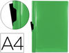 Carpeta liderpapel dossier pinza lateral 45323 polipropileno din a4 verde 60