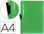 Carpeta liderpapel dossier pinza lateral 45323 polipropileno din a4 verde 60 - 1