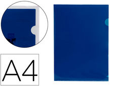 Carpeta liderpapel dossier uñero 44002 polipropileno din A4 azul 20 hojas