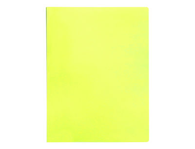 Carpeta liderpapel escaparate 10 fundas polipropileno din a4 amarillo fluor - Foto 2