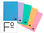 Carpeta liderpapel gomas folio 3 solapas carton plastificado colores pasteles - 1