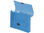 Carpeta liderpapel portadocumentos broche polipropileno din a4 azul transparente - Foto 2
