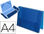 Carpeta liderpapel portadocumentos gomas 36932 polipropileno din a4 azul - 1