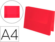 Carpeta liderpapel portadocumentos polipropileno DINA4 rojo translucido lomo 50