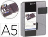 Carpeta portafolios carchivo venture din a5 con cuaderno y soporte smartphone