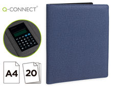 Carpeta portafolios q-connect A4 con calculadora bloc 20 hojas y departamentos