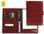 Carpeta portafolios q-connect artesania piel cuarto con broche 275x193 mm - 1