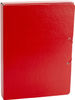 Carpeta Proyecto Cierre de Bota con Gomas Grosor 3cm Color Rojo