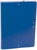 Carpeta Proyecto Gofrado Resistente con Gomas Elasticas Grosor 3cm Color Azul