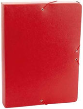 Carpeta Proyecto Gofrado Resistente con Gomas Elasticas Grosor 5cm Color Rojo