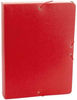 Carpeta Proyecto Gofrado Resistente con Gomas Elasticas Grosor 5cm Color Rojo