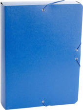 Carpeta Proyecto Gofrado Resistente con Gomas Elasticas Grosor 7cm Color Azul