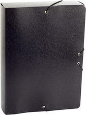 Carpeta Proyecto Gofrado Resistente con Gomas Elasticas Grosor 7cm Color Negro