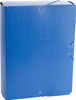 Carpeta Proyecto Gofrado Resistente con Gomas Elasticas Grosor 9cm Color Azul