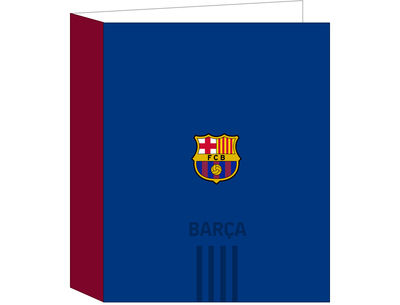 Carpeta safta folio carton 4 anillas lomo ancho f.c. Barcelona 1 equipacion