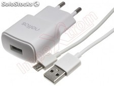 Carregador A806A-050100U-EU1 para dispositivos com Micro USB 100-240 V/50/60Hz