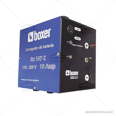 Carregador de Baterias Boxer Bx 107C 10amp 12/24v