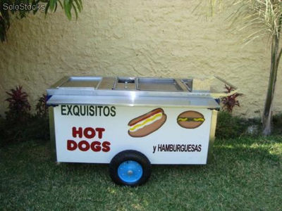 Carreta para vender hot dogs