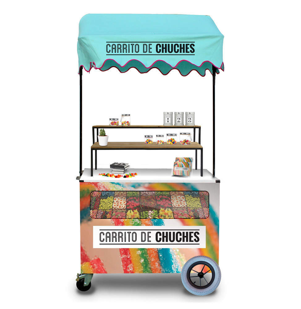 Carro-stand para helados y chuches