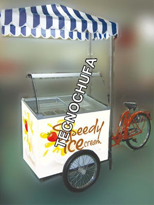 Carrito triciclo bicicleta para venta ambulante de helados CREMINI 5 Ref. 215*