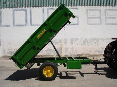 Carro agricola 4000 kg un eje con volteo posterior hidráulico - Foto 2