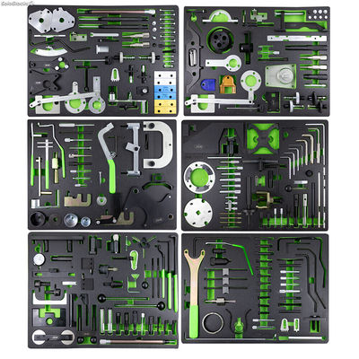 Carro de herramientas especial kit de calado 7 cajones verde jbm 53951 - Foto 2