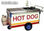 Carro de hot dogs con freidora - 1