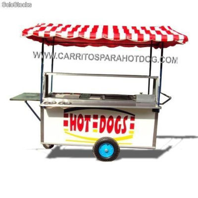 carro de hotdog con Freidora