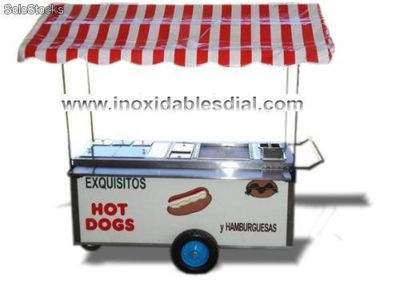 carro para hotdog tradicional - Foto 2