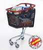 cesta compras ruedas supermercado plástico