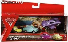 Cars 2 character stars 3-pack