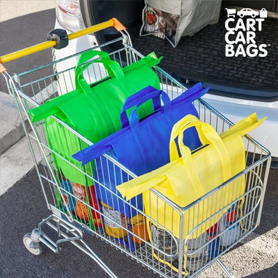 Cart Car Bags Taschenorganizer für den Einkauf und Kofferraum (4er Pack)