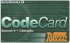 Cartão code card raven 1 liberação para scanner raven 2
