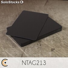 Carte nfc - NTAG213 (pvc noir)