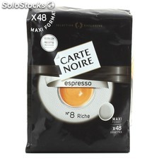 Carte Noire Café dosettes Espresso n°8 : le paquet de 48 dosettes - 336 g