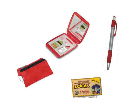 Carteiras Nylon+ canetas+ caixas de costura+canetas personalizadas