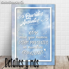 Cartel para los Ausentes. Carteles para bodas