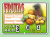 Cartel Porta Precios para Fruterías Modelo Cubano