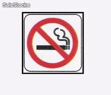 Cartel señalizacion prohibido fumar (pictograma)